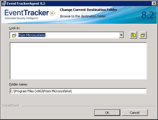 Figure 7 7. In the Event destination pane, there are two methods to install EventTracker and Change Audit agents: Procedure to install with Agent.ini file Procedure to install with Agent.