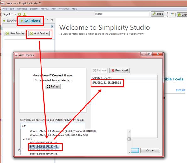Testing with the DTM 2-Wire Firmware In the Simplicity Studio screenshot shown in Figure 4.
