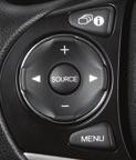 Steering Wheel Controls Use these buttons to operate the i-mid and the Vehicle Menu.