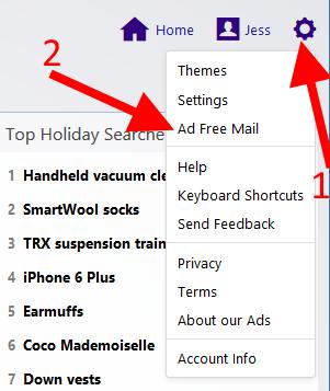 How to Remove Yahoo Mail Ads There are two (2) ways to remove the Yahoo! Mail ads on the left block of the page and it will be discussed in details below. A. Upgrade to the Yahoo!