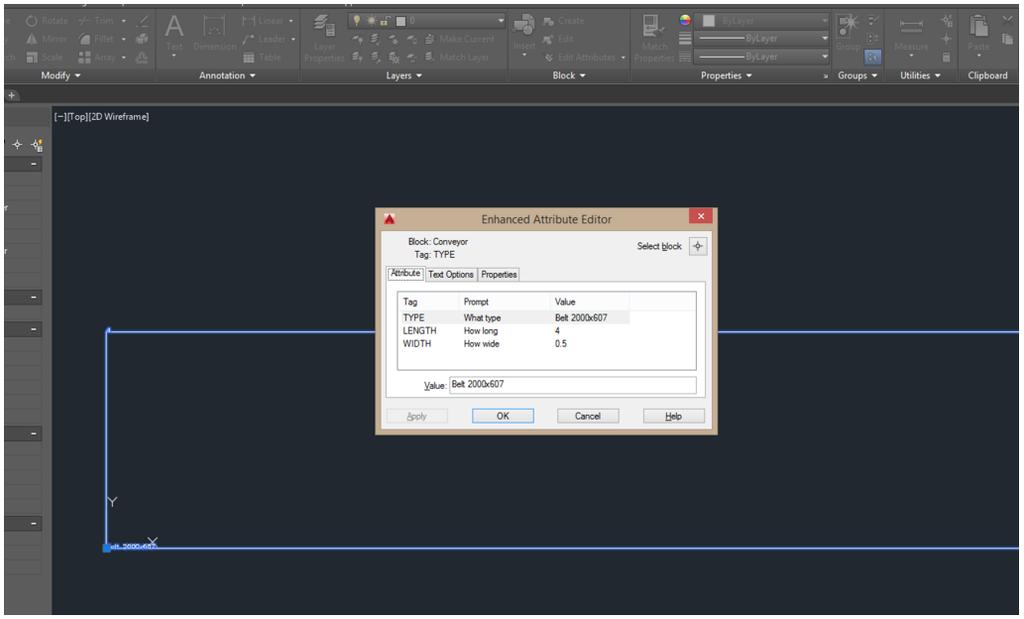 DWG/DXF Block Attributes Read Block Attributes into custom properties Create a running model from CAD DWG and DXF drawings may contain attribute elements which describe the block they are attached to.