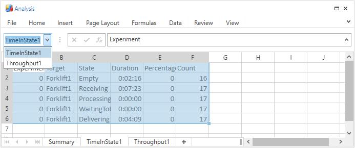 Microsoft Excel directly. Results are now saved out at the end of a set of experiments in.xlsx format for easy viewing and editing.