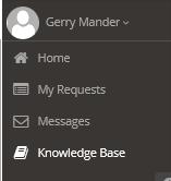 Knowledge Base (KB) To access the Knowledge Base, select the option from the side bar.