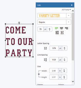 Step 6 Cricut fonts often have more than one layer.