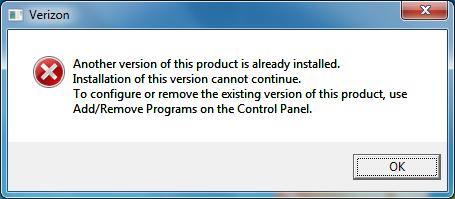 Figure 13 Connection Error pop-up If the USB Driver installation process does not start, please confirm that you have a working