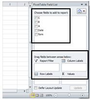 Choose Clear All to clear the contents and formats of the range. 4. Or choose another option that fits best. Creating a pivot table 1. Select any cell within the table. 2.