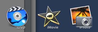 CREATING A NEW imovie 11 PROJECT To open a new project : 1. Open the Applications folder 2. Click on the imovie icon (Figure 1). Figure 1. 3.