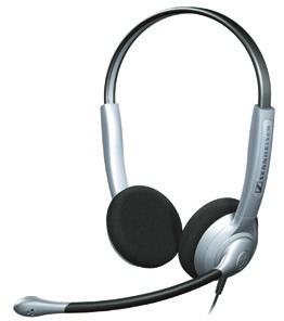 Increase your pleasure at work Sennheiser equipment for your office SH 350 Extremely light and comfortable two-sided headset. Noise Cancelling., boom position and headband are all adjustable.