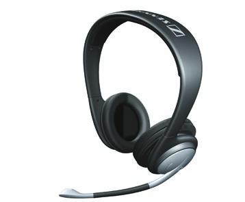 Increase the possibilities The Sennheiser PC headsets PC 150 Noise cancelling microphone. IP-based communication. High-power stereo headphones for prolonged use. Adjustable and ultra comfort headband.