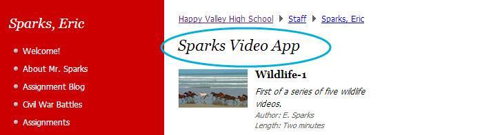 Premium Video App Blackboard Schoolwires General Tab Use the General tab options to change the name of the app and to add or edit an app description.