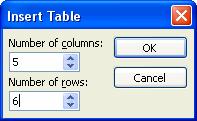 Chapter Five: Working with Tables and WordArt Chapter Objectives: Creating and Working with a Table Adjusting Column Width and Row Height Inserting and Deleting Rows and Columns Adding Borders and