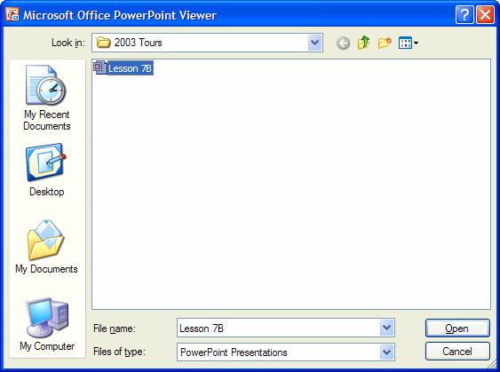 NOTE: You don t have to include the PowerPoint Viewer if the recipient of your packaged presentation already has PowerPoint or the PowerPoint Viewer program installed.
