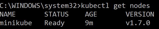 Now use kubectl to verify status. Run the cluster-info and get nodes commands as Figure 8 shows. Figure 8. Getting the kubectl status.