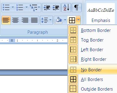 empty cells or rows, similar to the empty paragraphs with paragraph returns being read as blank.