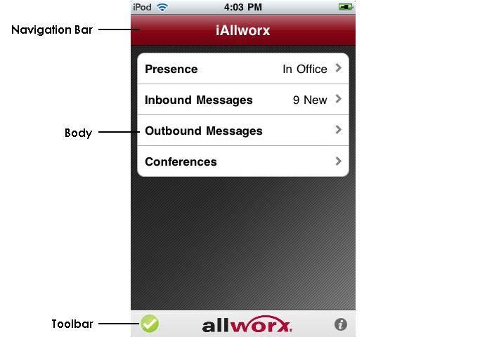 iallworx is an iphone and ipod Touch application available at the Apple Store.