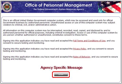 Part 1: Obtain Your eopf ID Access your specific agency eopf URL: https://eopf.nbc.gov/si/logon.