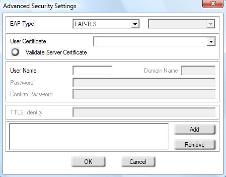 Section 4 - Wireless Security Configure WPA/WPA2 (RADIUS) Using the D-Link Wireless Connection Manager WPA and WPA2 are for advanced users who are familiar with using a RADIUS server and setting up