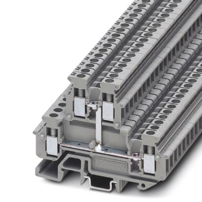 Extract from the online catalog MBKKB 2,5-PV Order No.: 2800583 Mini double-level terminal block, with equipotential bonding between the levels, cross section: 0.2-2.5 mm², width: 5.