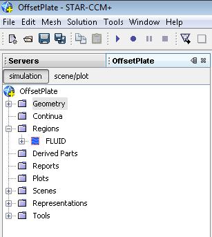 Click OK You can now collapse the Parts folder and expand the Regions folder to see the new