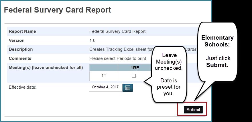 Use mail merge to create labels Collect and track Federal Survey Cards Submit cards and report to Impact Aid