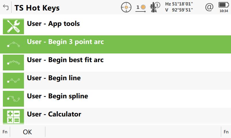 switching to no linework, starting an arc, starting a spline or starting a 3 point arc. These new hotkeys can be used in the Code panel of any app with measure functionality.