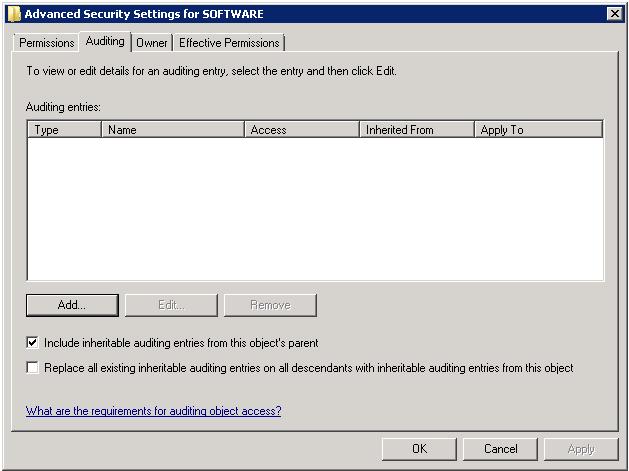 2. CONFIGURING WINDOWS REGISTRY AUDIT SETTINGS Windows Registry audit permissions must be configured so that the Who and When values are reported correctly for each change.