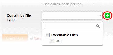 beside the drop-down and select the file types from the drop-down. Click 'Create Rule' to save your profile Your profile will be added to the list of ATP profiles and will take effect immediately. 8.