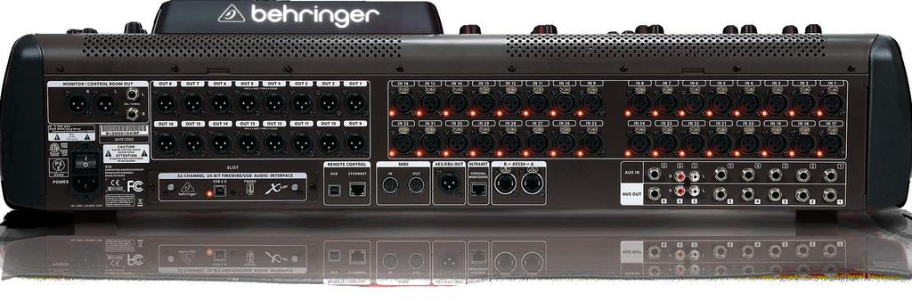 Powered by 16 XLR Outputs, individually assignable to