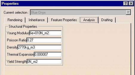 Page 18 Click the Analysis tab in the Properties dialog box Key in a new density, 2000 kg/m3 for example Click Apply. Note: appropriate licenses are required to use these products. 5.