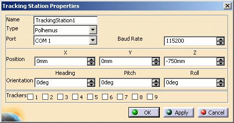 Page 252 24. Click the Create New Tracking Station icon to create the tracking station your trackers will be associated to and to define the type of tracker to be used.