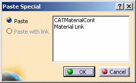 Page 60 Copying & Pasting Materials Using Paste Special... When you use the Paste Special... command, material is pasted as a linked object.
