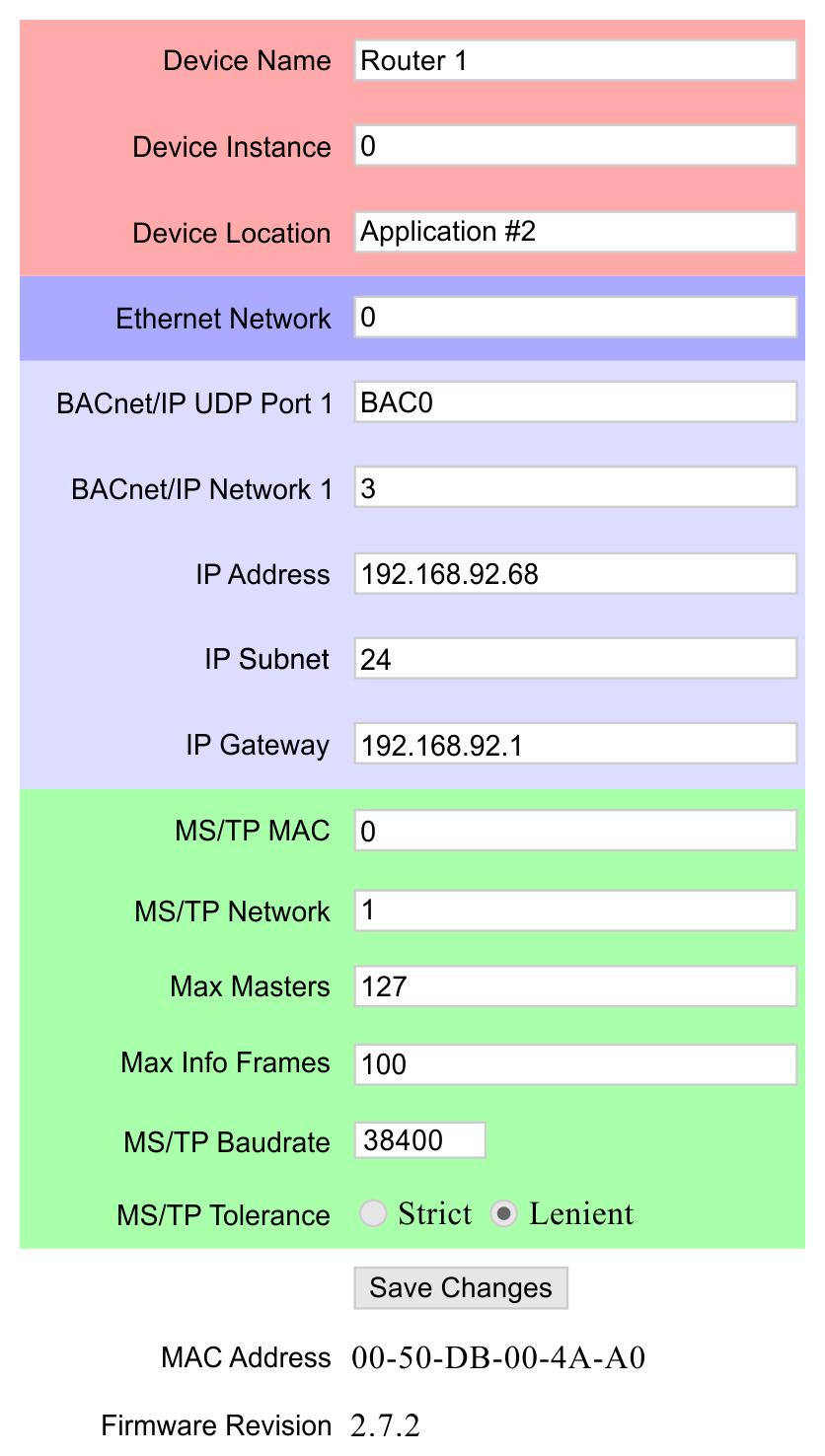 Application #2 Connecting Together BACnet s Automation and Field Levels One advantage of BACnet is that the same protocol can operate at both the automation level, and the field level where the field
