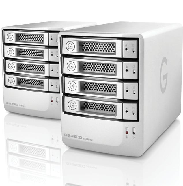 G SPEEDeS PRO High-Performance, Fail-Safe RAID Solutions for HD/2K Production G-SPEED es PRO provides professional content creators better than Fibre-Channel performance for