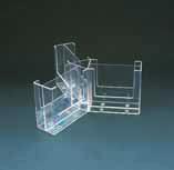 6 pocket A4 tier for use with any carousel (Shown with optional