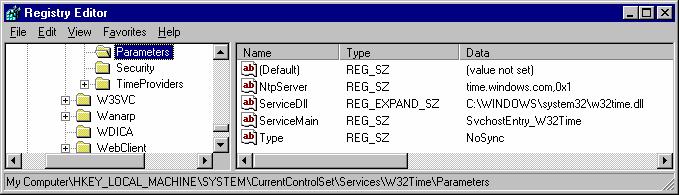 Time synchronization of the domain controllers 2.