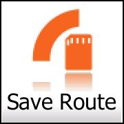 With this function you can save the active route for later use.
