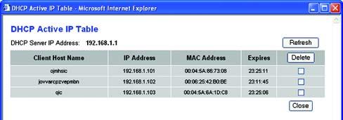 The Status Tab - Local Network The Local Network screen on the Status Tab displays the status of your network. MAC Address. This is the Router s MAC Address, as seen on your local, Ethernet network.