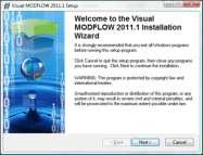 Installing Visual MODFLOW Follow the steps below to install Visual MODFLOW: 1. Log in as the Local Administrator of your computer. 2. Close all other application running on your desktop. 3.