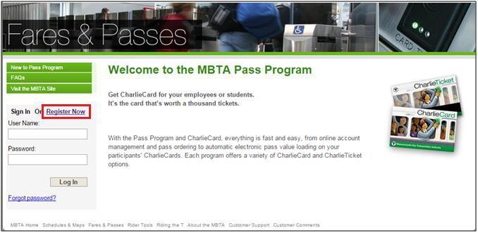 1 OVERVIEW The MBTA has moved the Student Pass Program online, allowing schools to place orders for CharlieCards and manage those cards themselves.