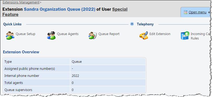Managing Queues The Queue extension type is used to implement call center functionality.