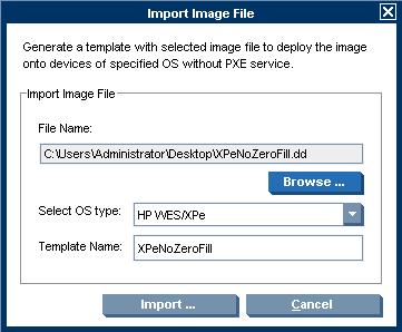 You need to re-import the image file and create a new template. Copying an image and delete deployment template 1.