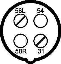 11 Connector assignment and DIL-switch settings (A) 13 - pin plug (B) 7 -
