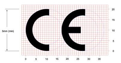 Regulatory information Europe (CE) The CE mark shall consist of the initials CE taking the following form: If the CE marking is reduced or enlarged, the proportions given in the above graduated