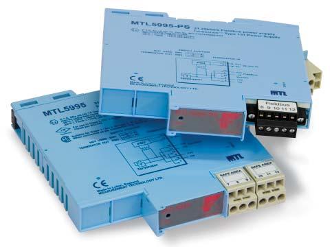 technical datasheet technical datasheet MTL99 isolated power supply for fieldbus systems Straightforward clip-on DIN-rail mounting Low cost per fieldbus segment High packing densities Simplified
