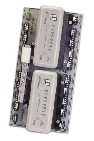 -segment redundant fieldbus power supply Relcom F90 Redundant fieldbus power for FOUNDATION fieldbus TM cards High-density, compact design Fully isolated Hot swappable power modules* Low power