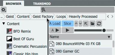 It can be useful to assign these buttons to MIDI CCs for browsing samples with a hardware controller.