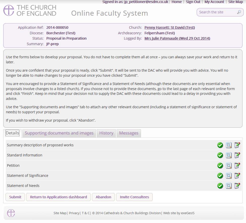 In order to make changes to your proposal: 1. Sign In to the Online Faculty System 2.