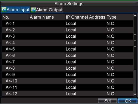 9. Select cameras to trigger for recording when motion is detected by checking the checkboxes under the desired cameras. 10. Select Schedule tab to set arm time, 8 periods can be set. 11.