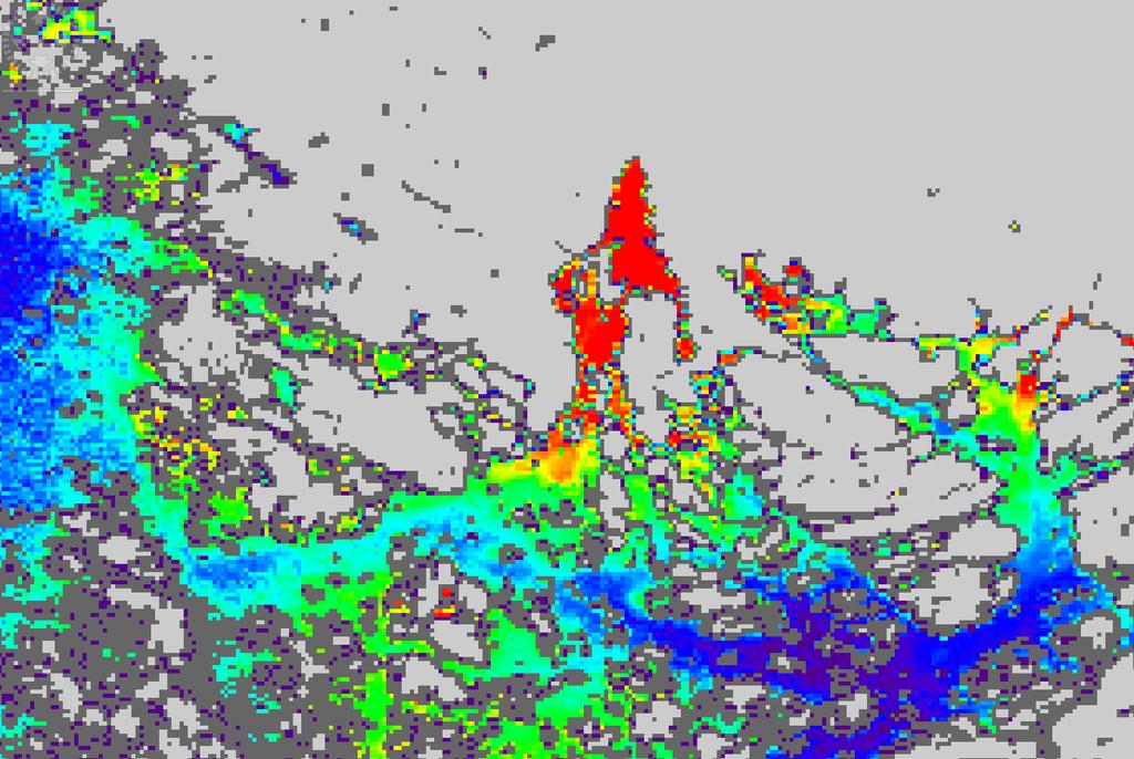 Baltic Sea Sentinel 2 needed for archipelago and lakes Timeliness: NRT SST: Detect upwelling Chl-a, Algae blooms: For weekly Algae reports