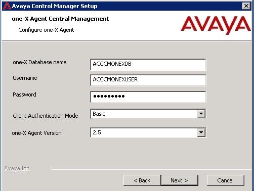 Chapter 11: Authentication modes and LDAP integration Standard Authentication With the Avaya Control Manager installation wizard, you can select the required authentication method as part of the